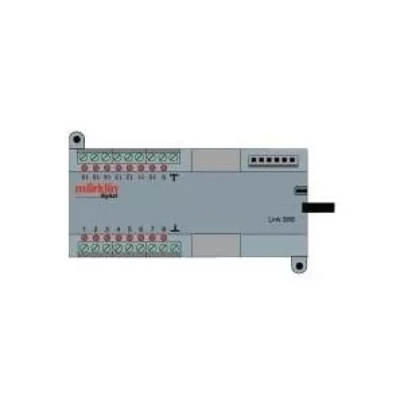 Märklin Link s 88 decodificador digital según DCC, verde/blanco 60883