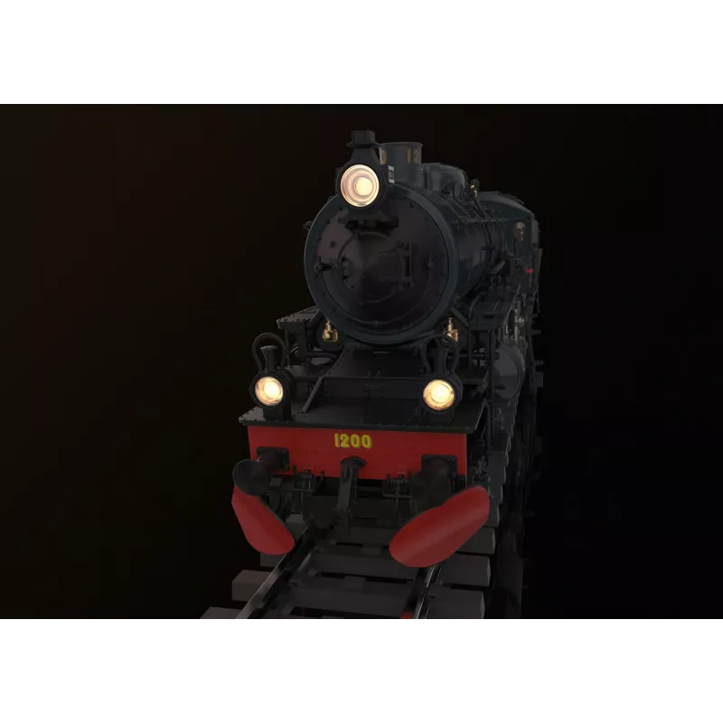 Märklin 39490 H0 Locomotora de vapor de tren rápido Bayerische S 3/6, número de servicio 18 490, AC Digital con sonido y humo