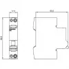 Siemens 5SL60166MC Interruptor automático de 2 polos 16 A curva C, 6 kA