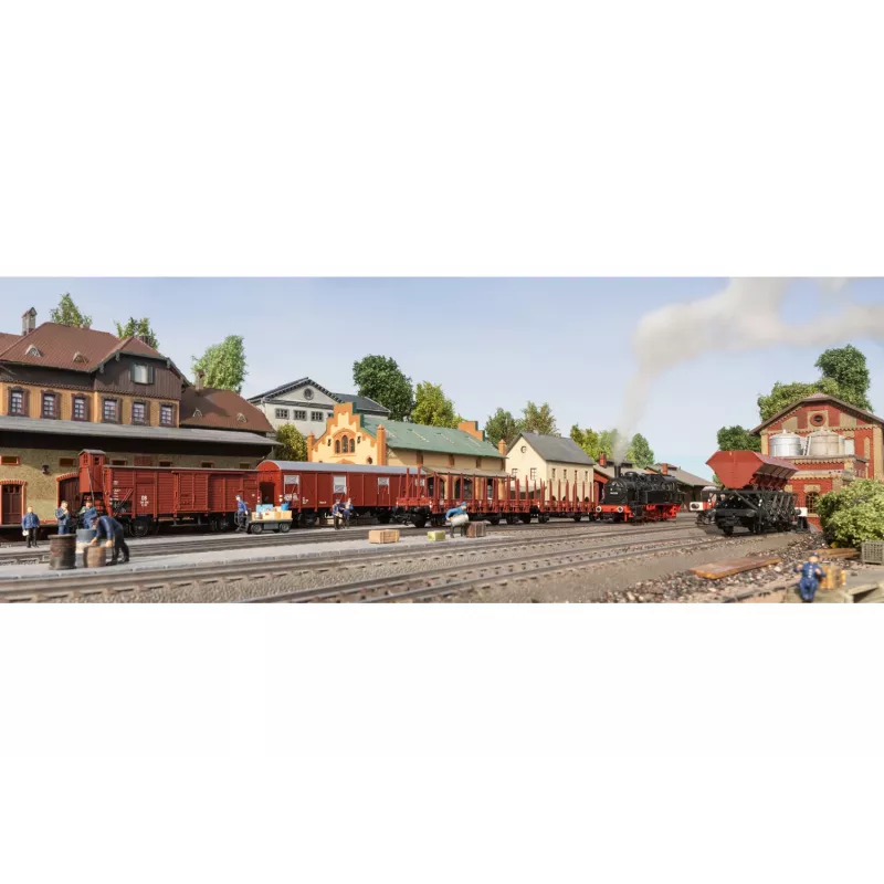 Märklin 48820 H0 G10 Vagón cerrado de mercancías, Deutsche Bundesbahn, Época III