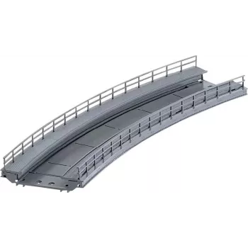 Märklin Rampa curva para pilar de puente H0 Escala Gris 074623