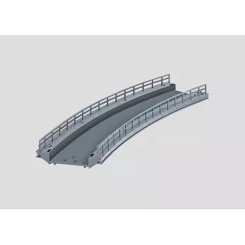 Märklin Rampa curva para pilar de puente H0 Escala Gris 074623