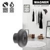Wagner Design Yourself DOT Perchero GH 0202, 1 gancho, Negro 17020221