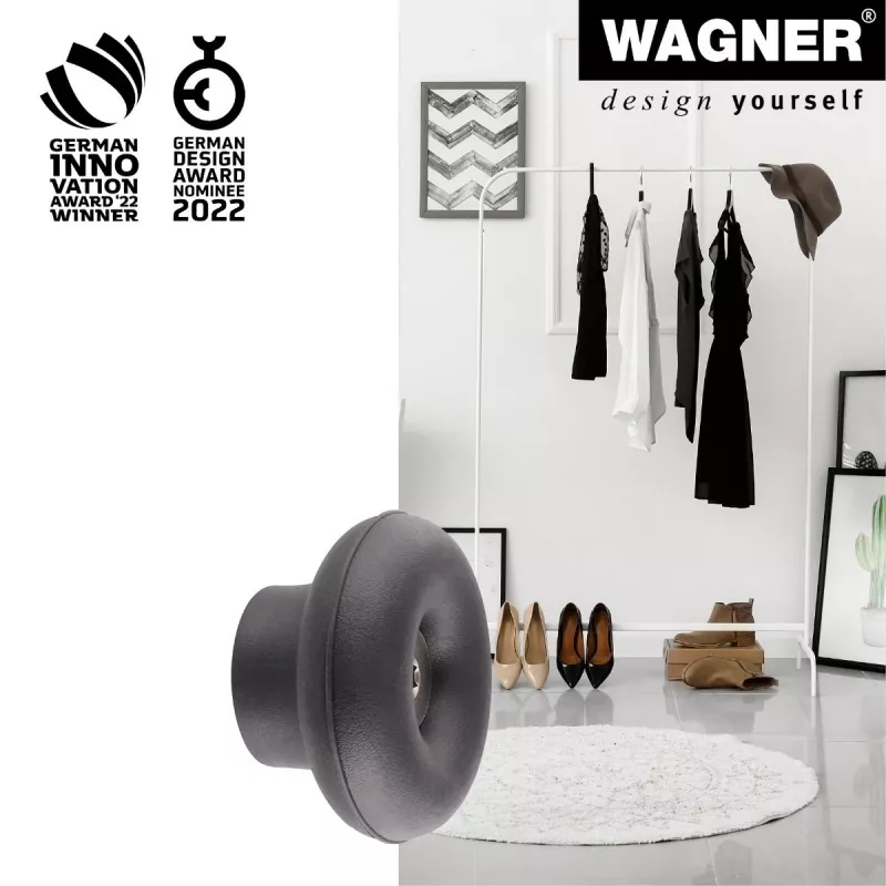 Wagner Design Yourself DOT Perchero GH 0202, 1 gancho, Negro 17020221