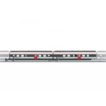 Märklin 043451 H0 SBB Giruno Set de vagones complementarios, 2 piezas, Época VI