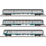 Märklin 087183 Z Escala Set de vagones Karlsruher Kopf DB A