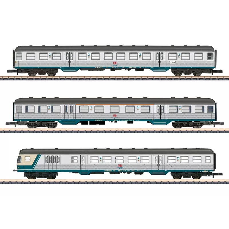 Märklin 087183 Z Escala Set de vagones Karlsruher Kopf DB A
