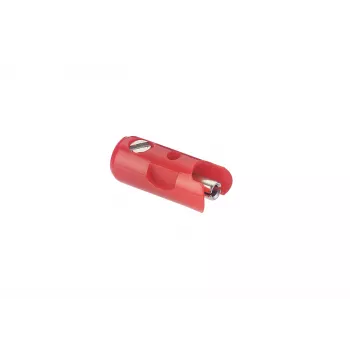 Märklin 71425 Conectores de manguito rojos – set de 10 conectores hembra para maquetas para cableado de corriente y señal
