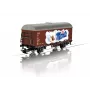 Märklin 44252 H0 vagón de mercancías cubierto Gms 30, época III, DB, marrón