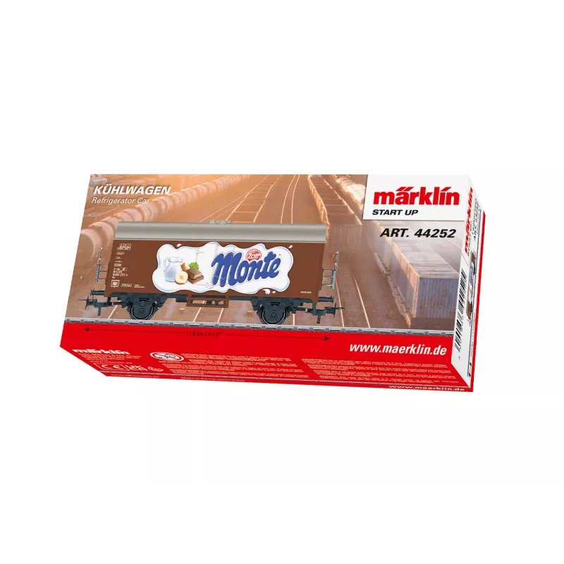 Märklin 44252 H0 vagón de mercancías cubierto Gms 30, época III, DB, marrón