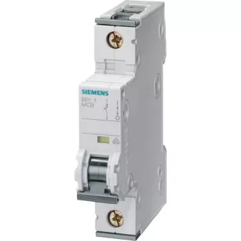 Siemens SENTRON 5SY5 interruptor automático magnetotérmico, 1 polo, C, 16 A, 230/400 V AC, 10 kA (5SY5116-7)