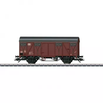 Märklin 44500 H0 vagón de mercancías cubierto con plataforma de freno, DB, época IV