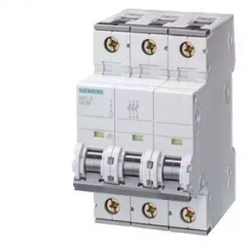 Siemens 5SY4335-7 interruptor automático magnetotérmico 3 polos, curva C, 35 A, 400 V AC, 6 kA, carril DIN