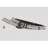 Märklin Z-Escala Desvío Curvo Electromagnético Derecho - Negro/Amarillo (8569)