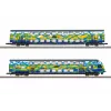 Märklin 87307 Z Set de Coches de Doble Piso Touristik 2 DB AG (1:220, 2 Coches)