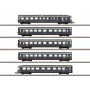 Märklin 087615 set de vagones Z Blauer Enzian DB, MHI (set de 3 coches de viajeros)