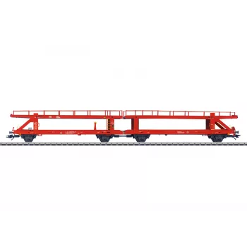 Märklin 47180 H0 Vagón Portaautomóviles Doble Laaeks 553.1 DB AG
