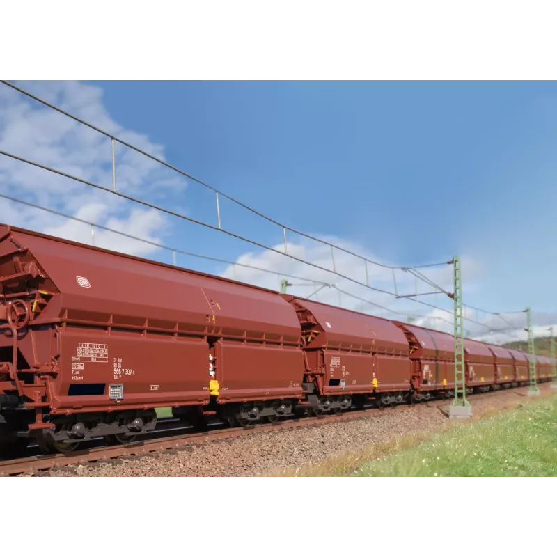 Märklin 000730 H0 Set de 24 Piezas Vagones de Techo Corredizo Tals 968 DB Época IV AC