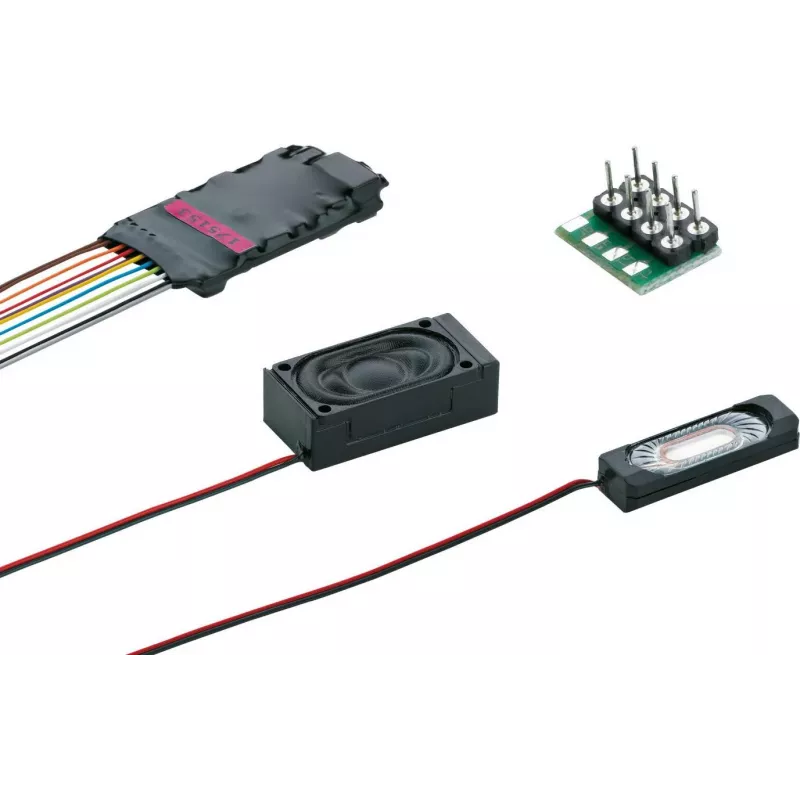 Märklin 60987 Decodificador de sonido para locomotora eléctrica mSD/3 con mazo de cables