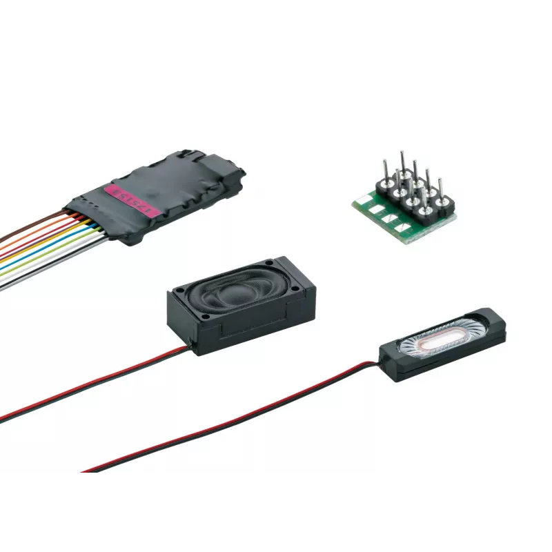 Märklin 60987 Decodificador de sonido para locomotora eléctrica mSD/3 con mazo de cables