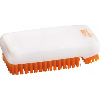 Haug Bürsten 7206 Cepillo de uñas blanco naranja plástico
