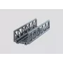 Märklin 07262 Puente de celosía para maquetas ferroviarias HO – Kit de plástico gris para puente de una vía, longitud 360 mm
