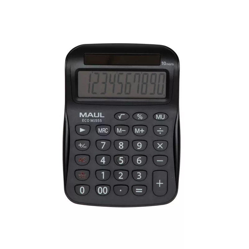 MAUL ECO MJ 555 Calculadora de sobremesa blanca 12 dígitos Dual Power 7263502