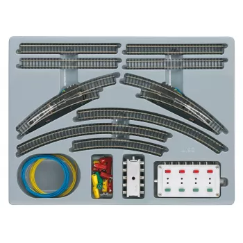 Märklin 08192 Pack de vía doble T1 - escala Z (1:220) set de ampliación de vías