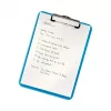 LEITZ WOW A4 Carpeta con pinza azul metálico con pinza metálica, capacidad 80 hojas 3971-00-36