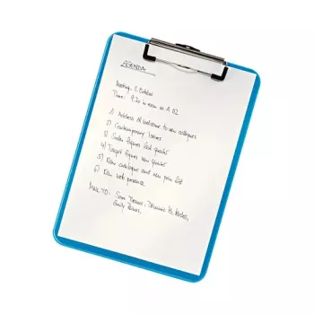 LEITZ WOW A4 Carpeta con pinza azul metálico con pinza metálica, capacidad 80 hojas 3971-00-36