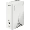 LEITZ easyboxx Caja de archivo blanca 150 mm de ancho interior, pack de 25, cartón ondulado reciclado