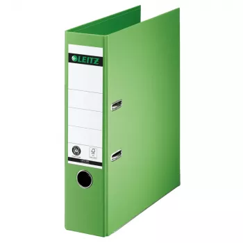 LEITZ archivador de anillas 180° A4 80 mm verde claro cartón 1007-00-50