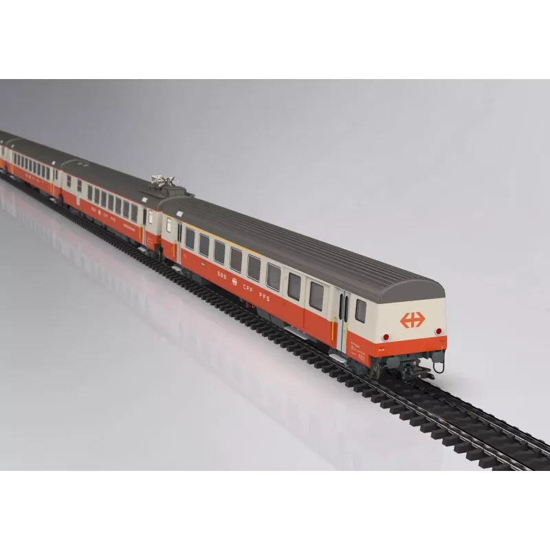 Märklin 42190 set de 4 coches H0 Swiss Express coches de viajeros SBB
