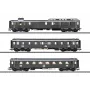 Märklin 42490 H0 Juego de 3 vagones de pasajeros de tren expreso PwPost4ü-28 de la DRG