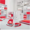 LEITZ Mini NeXXt WOW 5060 rojo perforadora 10 hojas 2 agujeros 5060-10-26