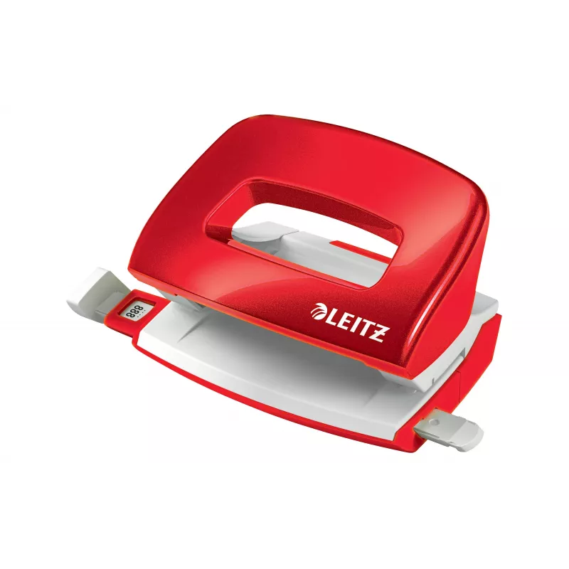 LEITZ Mini NeXXt WOW 5060 rojo perforadora 10 hojas 2 agujeros 5060-10-26