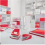 LEITZ WOW carpeta de documentos con gomas A4, cartón plastificado con PP, rojo, gomas en las esquinas, 3 solapas interiores, capacidad 150 hojas 3982-00-26