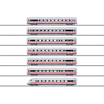 Märklin 042930 set de coches H0 tren de alta velocidad ICE con 7 coches, DB AG, escala 1:87