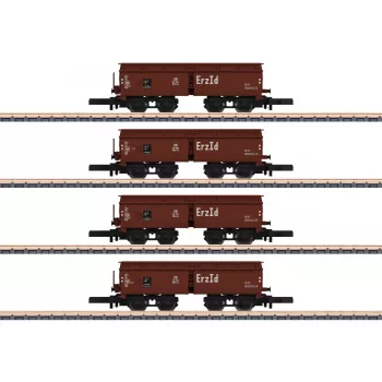 Märklin 082710 vía Z set de vagones tolva Deutsche Bundesbahn época IV
