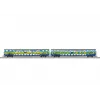 Märklin 87306 set de coches de dos pisos Z Touristik 1 de DB AG - 2 coches intermedios de dos pisos