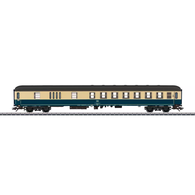 Märklin 43953 H0 Vagón de equipaje medio BDms 273 de la DB, 2.ª clase