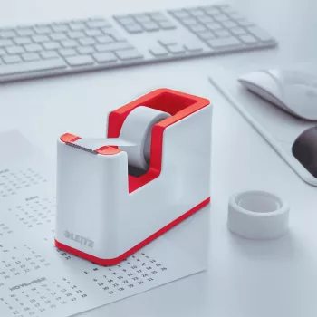Leitz WOW Bandeja de documentos de poliestireno rojo/blanco 53641026