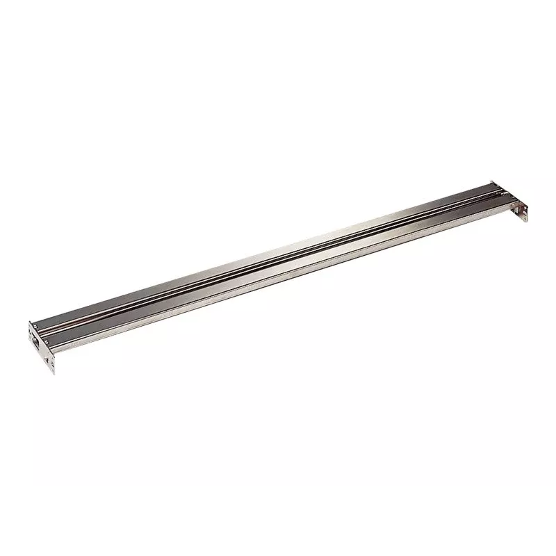 LEITZ Perfil de suspensión, metal niquelado, 1000 mm, anticorrosión, superficie lisa, 10 uds. (2010-00-00)