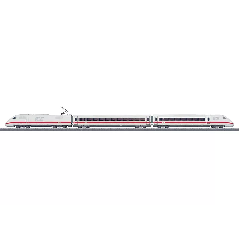 Märklin 29792 ICE 2 set de iniciación digital H0 AC con Mobile Station 2, tren de 5 piezas, óvalo de vía C, época VI