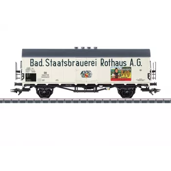 Märklin 046805 H0 AC Vagón de estacas Rlmms 580 Deutsche Bundesbahn época IV vagón plano con estacas