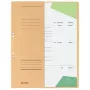 LEITZ Grapadora de ojales DIN A4, cartón manila, chamois, grapado oficial, 250 g/m², 1-2 tapas frontales (90 mm de ancho) con campo de rotulación - 50 uds. (3741-00-11)