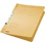 LEITZ Archivador de documentos con mecanismo de ranura, DIN A4, cartón manila, chamois, 250 g/m², capacidad 170 hojas, mecanismo 80 mm, pack de 50 (3746-00-11)