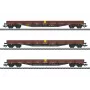 Märklin 047162 Vagón de mercancías cubierto Gms 30 AC H0 época V marrón