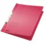 LEITZ Archivador de ranura DIN A4 cartón manila rojo 250 g/m² 170 hojas mecanismo 80 mm 50 uds. 3746-00-25