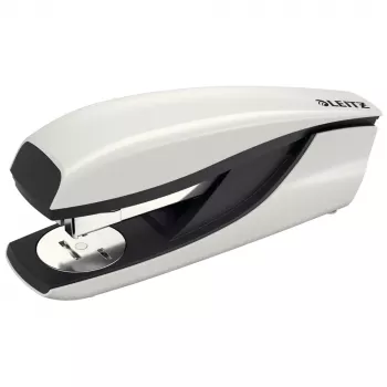 LEITZ Nexxt 5522 Grapadora, capacidad 40 hojas, gris, profundidad de inserción 70 mm, para grapas 24/6, 24/8, 26/6 5522-00-85